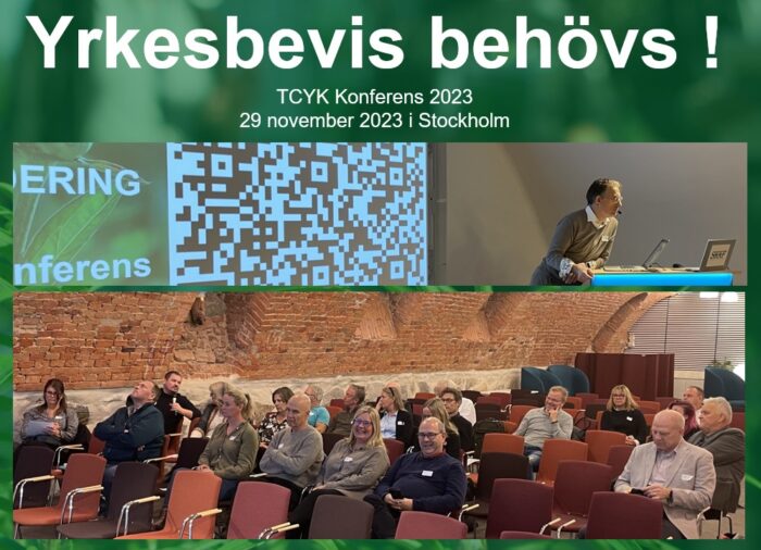 Yrkesbevis behövs!